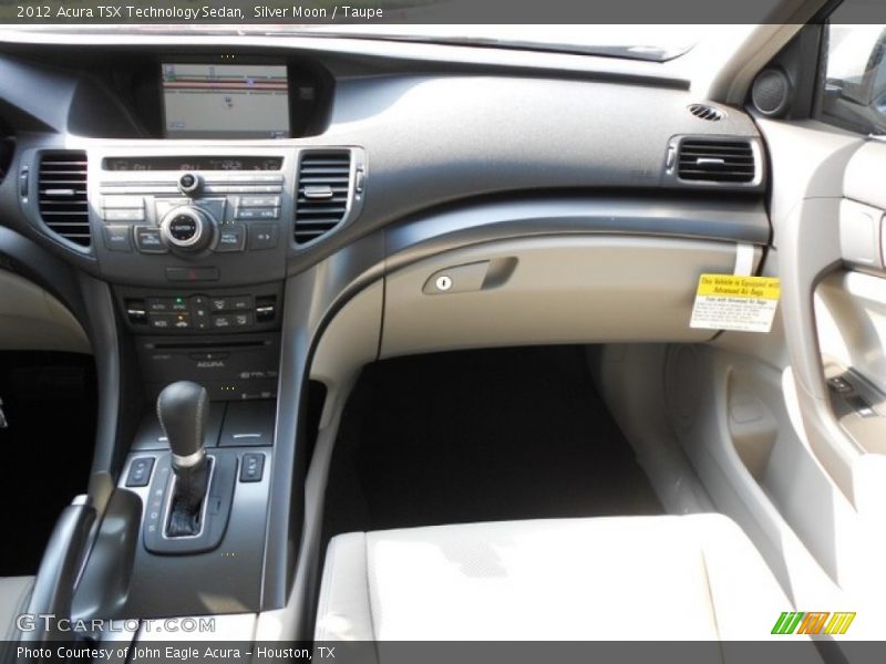 Silver Moon / Taupe 2012 Acura TSX Technology Sedan