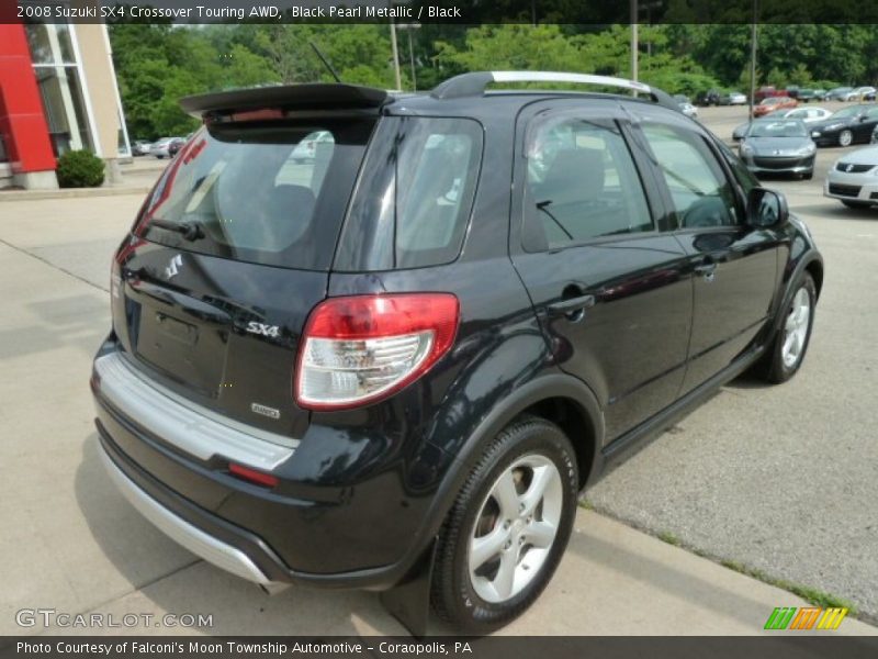 Black Pearl Metallic / Black 2008 Suzuki SX4 Crossover Touring AWD