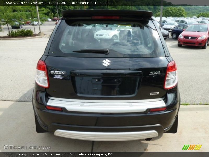 Black Pearl Metallic / Black 2008 Suzuki SX4 Crossover Touring AWD