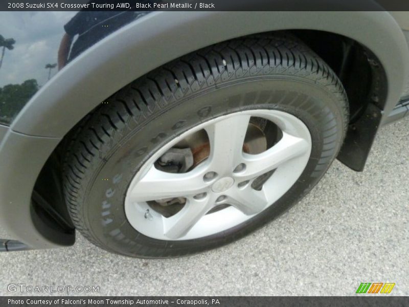 Black Pearl Metallic / Black 2008 Suzuki SX4 Crossover Touring AWD
