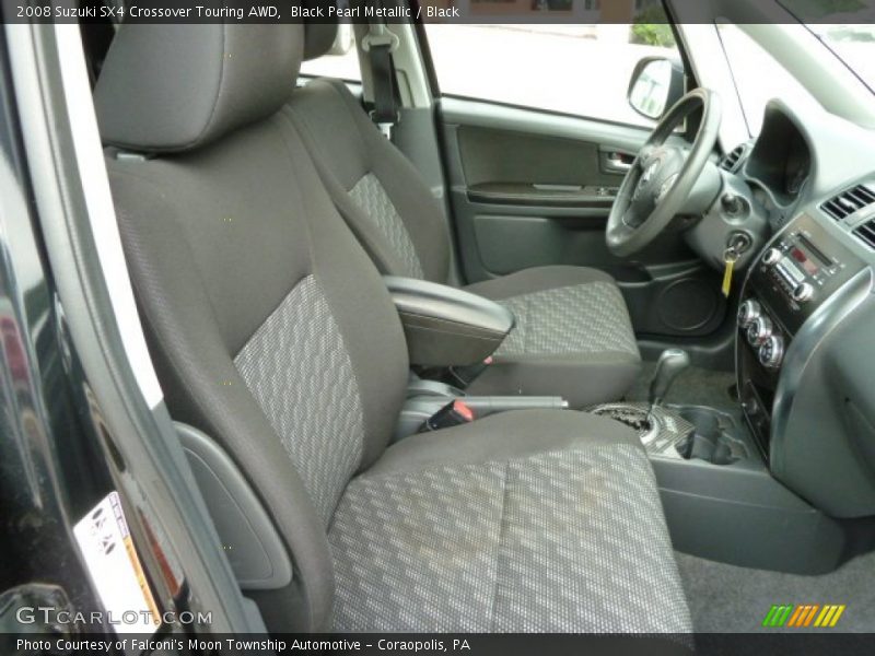 Black Pearl Metallic / Black 2008 Suzuki SX4 Crossover Touring AWD