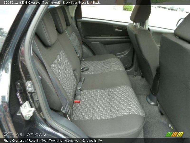 Black Pearl Metallic / Black 2008 Suzuki SX4 Crossover Touring AWD