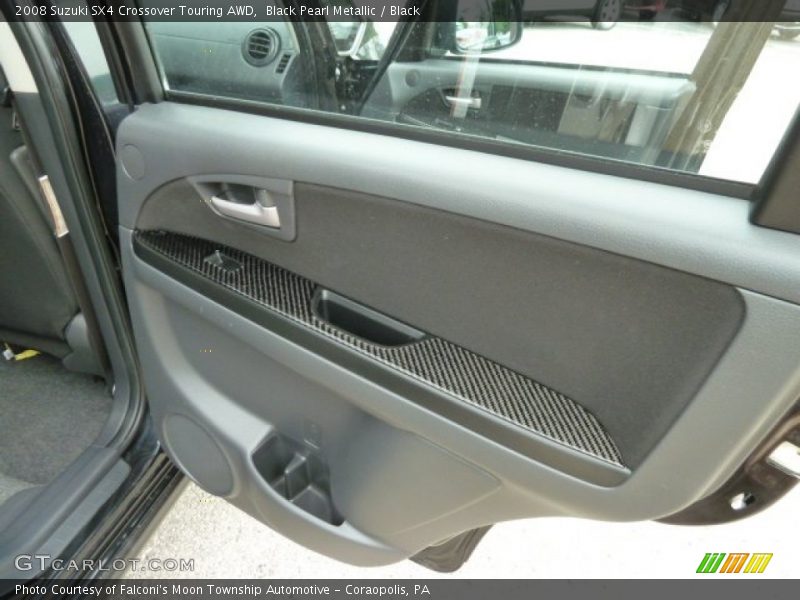 Black Pearl Metallic / Black 2008 Suzuki SX4 Crossover Touring AWD