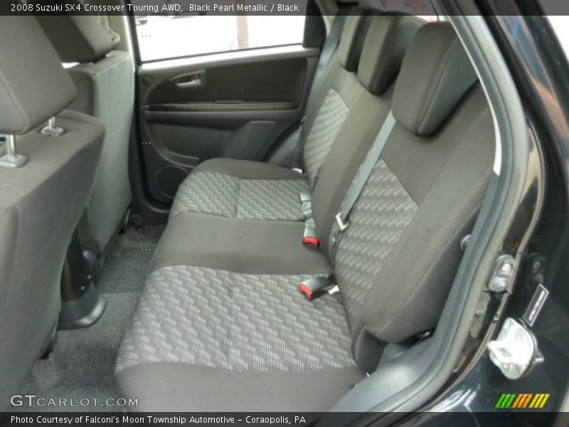 Black Pearl Metallic / Black 2008 Suzuki SX4 Crossover Touring AWD