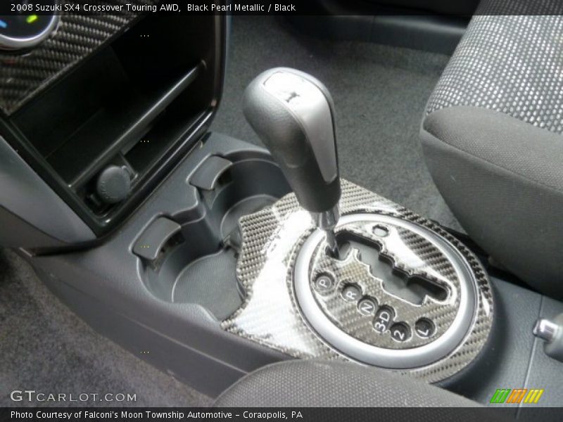 Black Pearl Metallic / Black 2008 Suzuki SX4 Crossover Touring AWD