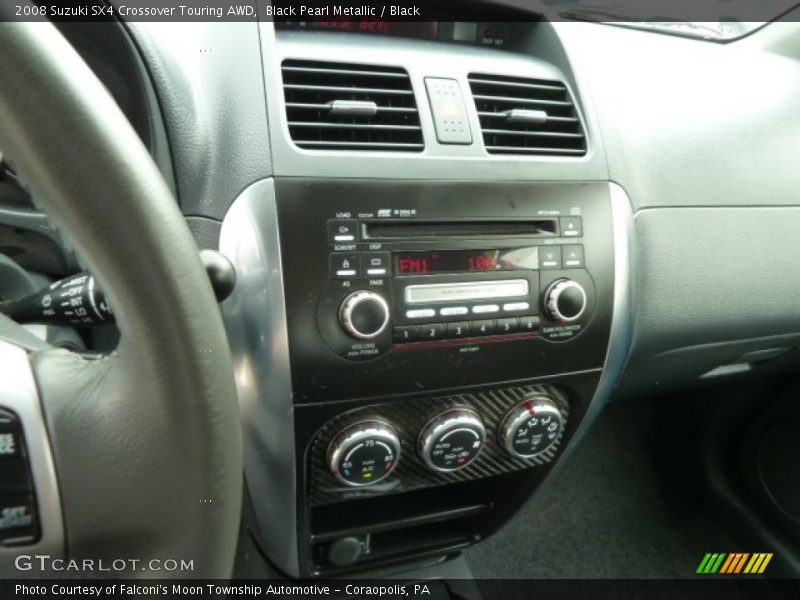 Black Pearl Metallic / Black 2008 Suzuki SX4 Crossover Touring AWD