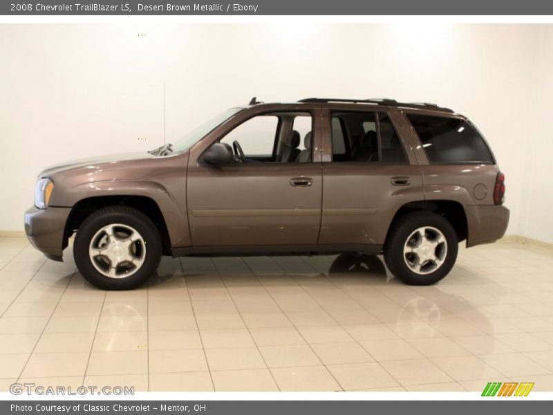 Desert Brown Metallic / Ebony 2008 Chevrolet TrailBlazer LS