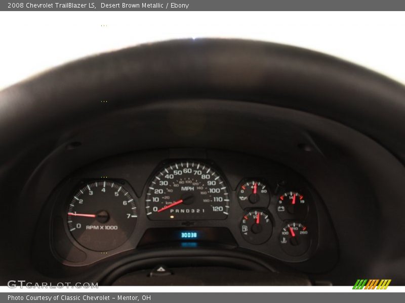 Desert Brown Metallic / Ebony 2008 Chevrolet TrailBlazer LS