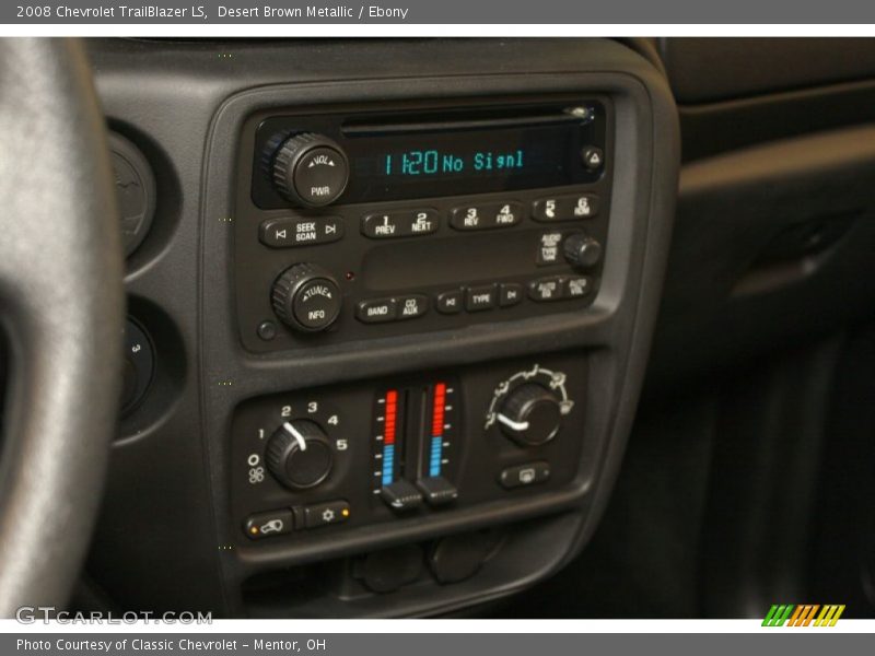 Desert Brown Metallic / Ebony 2008 Chevrolet TrailBlazer LS