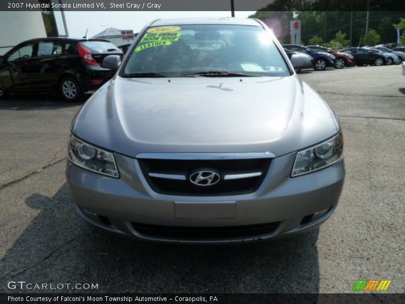 Steel Gray / Gray 2007 Hyundai Sonata Limited V6