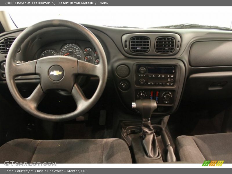 Desert Brown Metallic / Ebony 2008 Chevrolet TrailBlazer LS