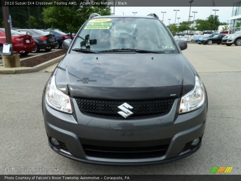 Azure Grey Metallic / Black 2010 Suzuki SX4 Crossover Touring AWD