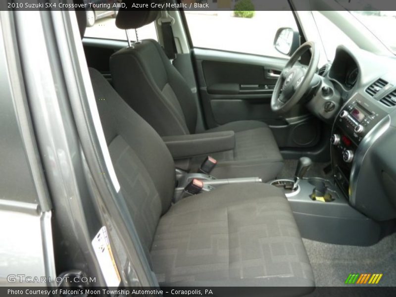 Azure Grey Metallic / Black 2010 Suzuki SX4 Crossover Touring AWD