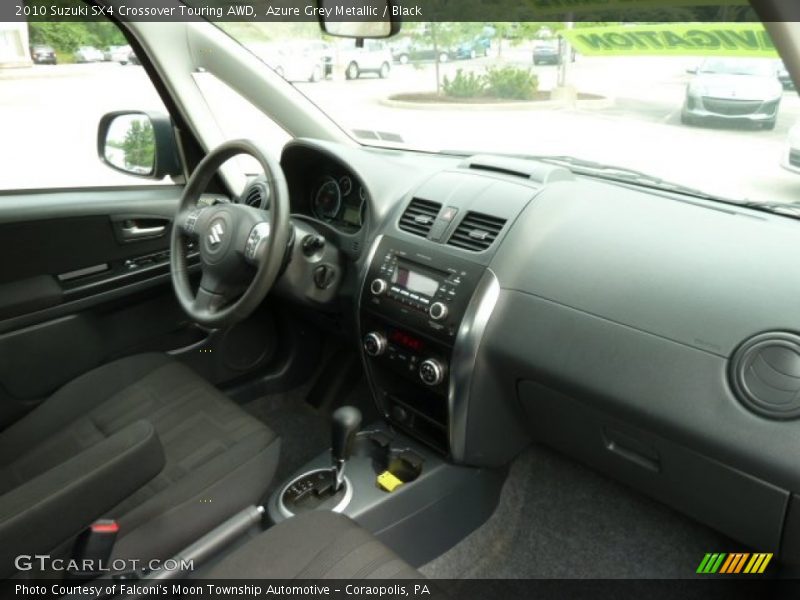 Azure Grey Metallic / Black 2010 Suzuki SX4 Crossover Touring AWD