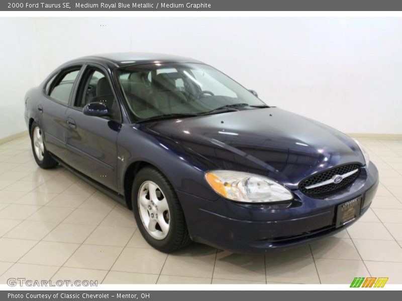 Medium Royal Blue Metallic / Medium Graphite 2000 Ford Taurus SE