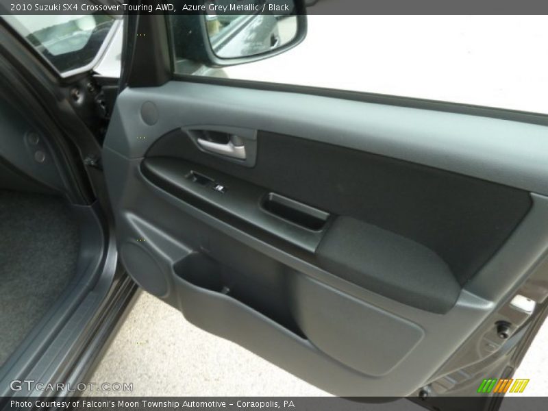 Azure Grey Metallic / Black 2010 Suzuki SX4 Crossover Touring AWD