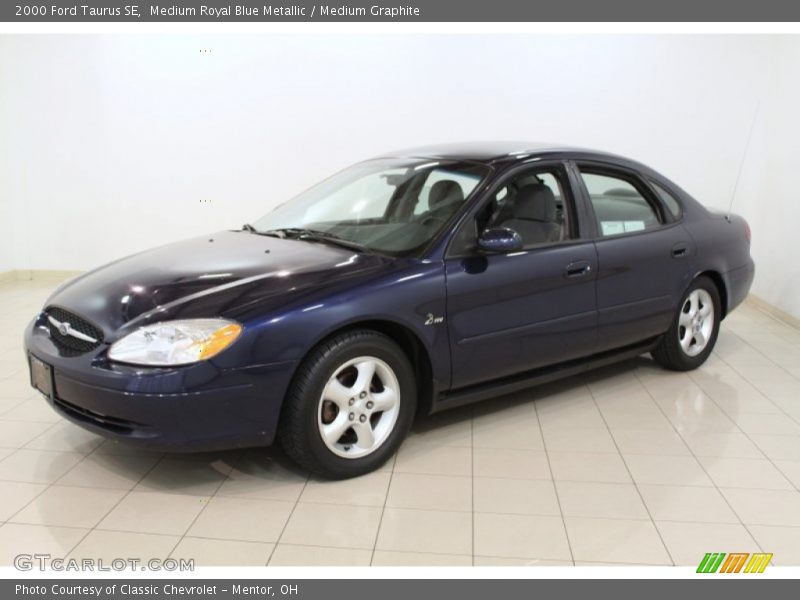Medium Royal Blue Metallic / Medium Graphite 2000 Ford Taurus SE
