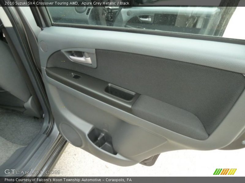 Azure Grey Metallic / Black 2010 Suzuki SX4 Crossover Touring AWD