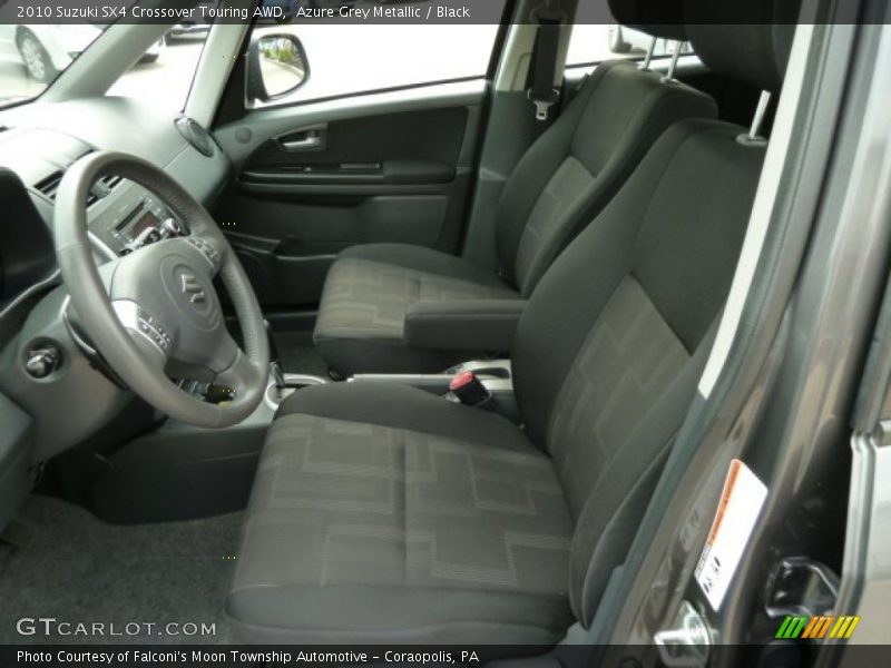Azure Grey Metallic / Black 2010 Suzuki SX4 Crossover Touring AWD