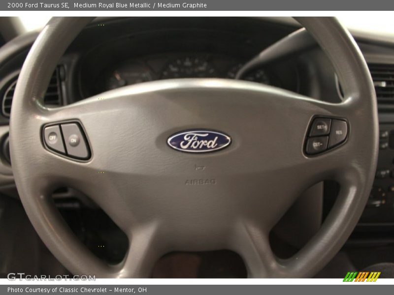 Medium Royal Blue Metallic / Medium Graphite 2000 Ford Taurus SE