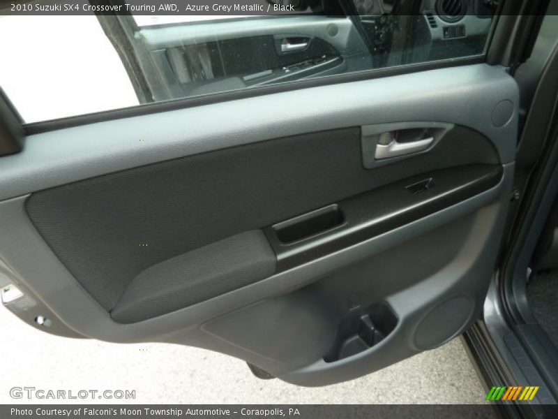 Azure Grey Metallic / Black 2010 Suzuki SX4 Crossover Touring AWD