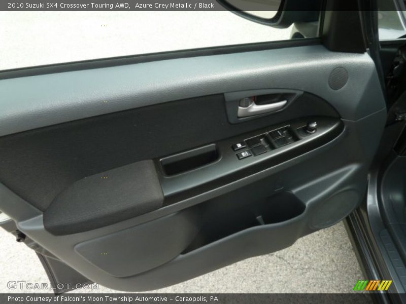 Azure Grey Metallic / Black 2010 Suzuki SX4 Crossover Touring AWD