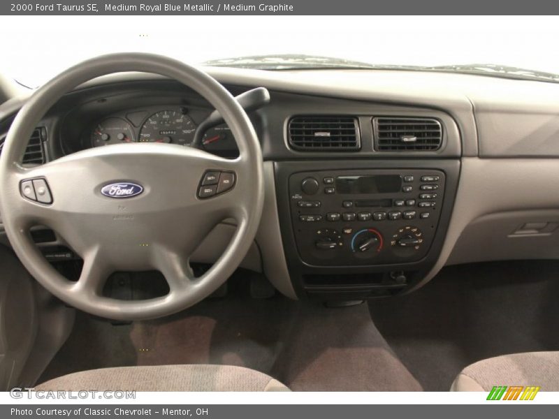 Medium Royal Blue Metallic / Medium Graphite 2000 Ford Taurus SE