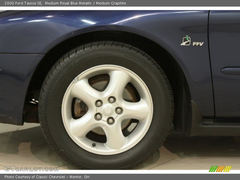 Medium Royal Blue Metallic / Medium Graphite 2000 Ford Taurus SE