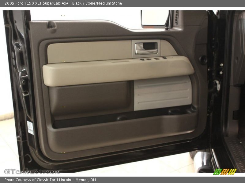 Black / Stone/Medium Stone 2009 Ford F150 XLT SuperCab 4x4