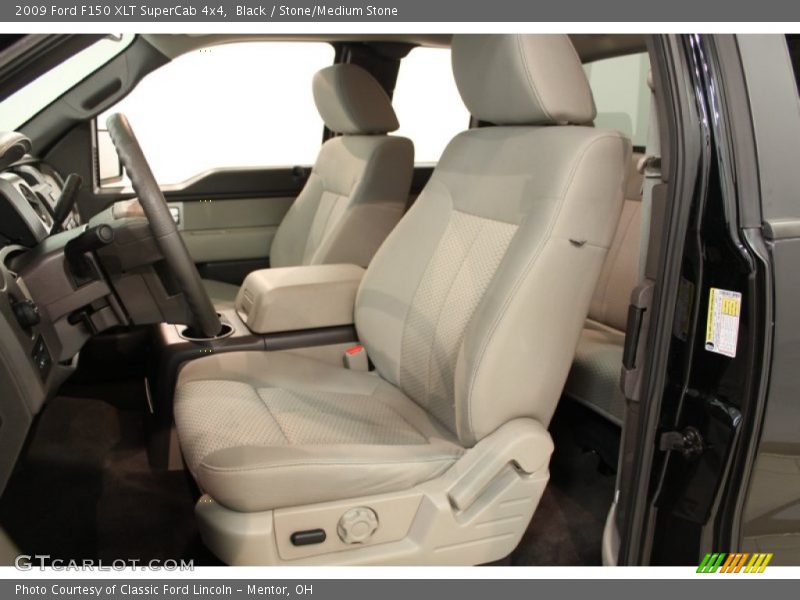 Black / Stone/Medium Stone 2009 Ford F150 XLT SuperCab 4x4