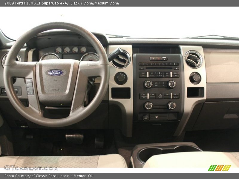 Black / Stone/Medium Stone 2009 Ford F150 XLT SuperCab 4x4