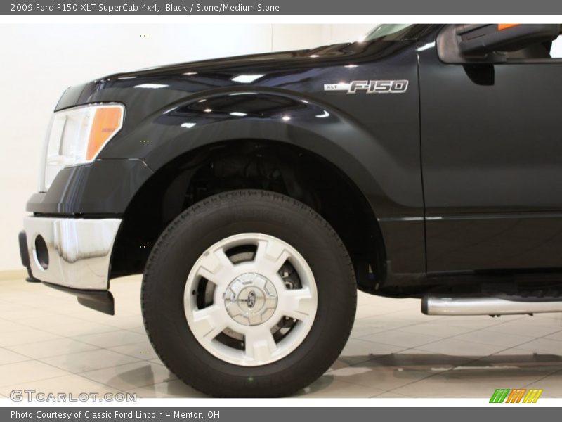 Black / Stone/Medium Stone 2009 Ford F150 XLT SuperCab 4x4