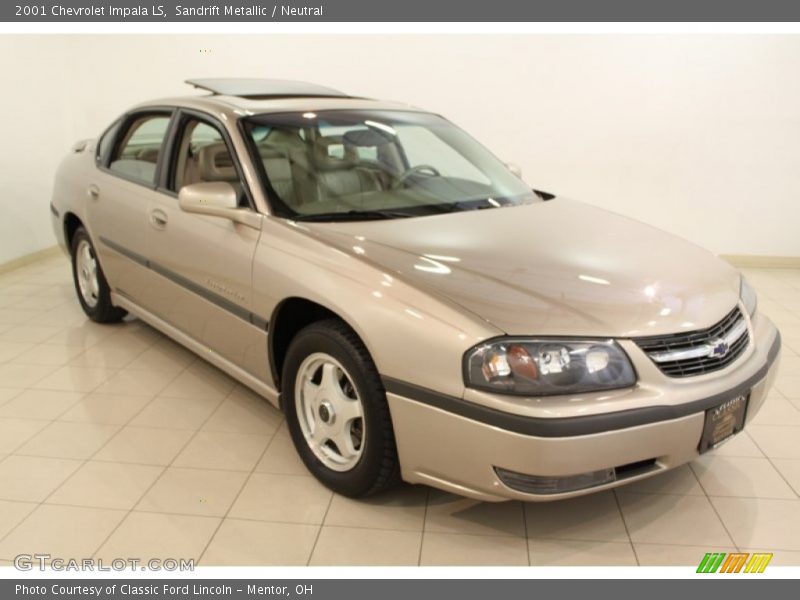 Sandrift Metallic / Neutral 2001 Chevrolet Impala LS
