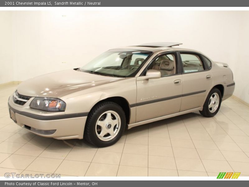 Sandrift Metallic / Neutral 2001 Chevrolet Impala LS