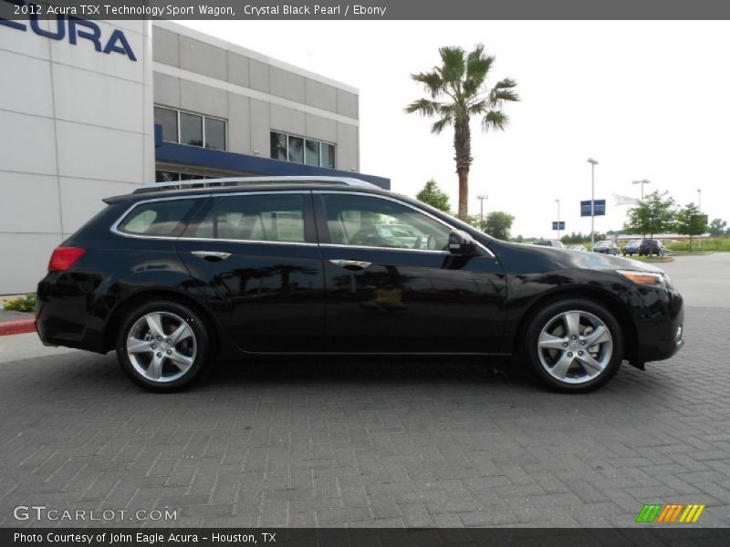 Crystal Black Pearl / Ebony 2012 Acura TSX Technology Sport Wagon