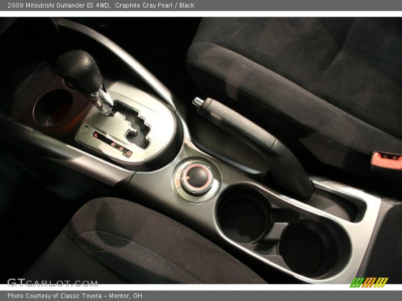 Graphite Gray Pearl / Black 2009 Mitsubishi Outlander ES 4WD