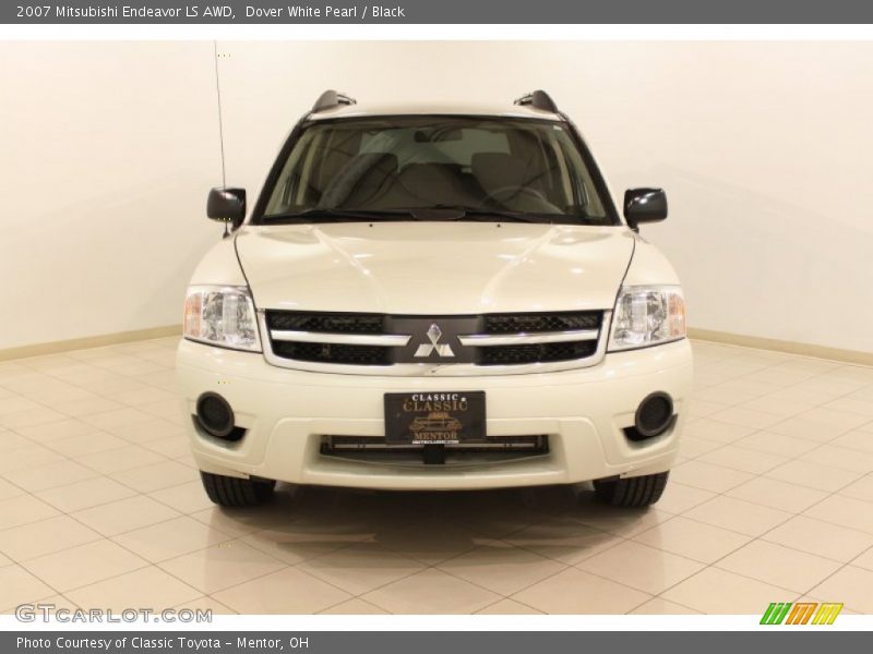 Dover White Pearl / Black 2007 Mitsubishi Endeavor LS AWD