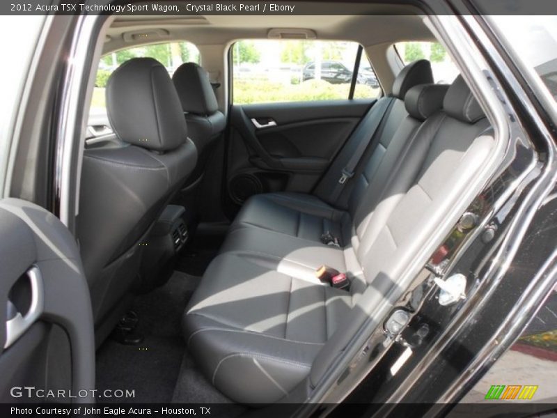 Rear Seat of 2012 TSX Technology Sport Wagon