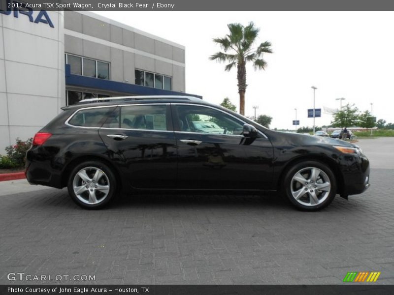 Crystal Black Pearl / Ebony 2012 Acura TSX Sport Wagon