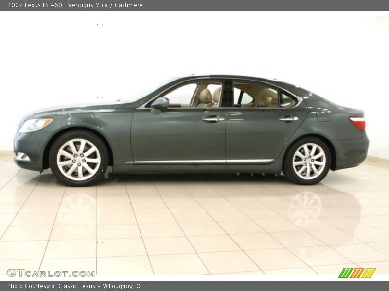 Verdigris Mica / Cashmere 2007 Lexus LS 460