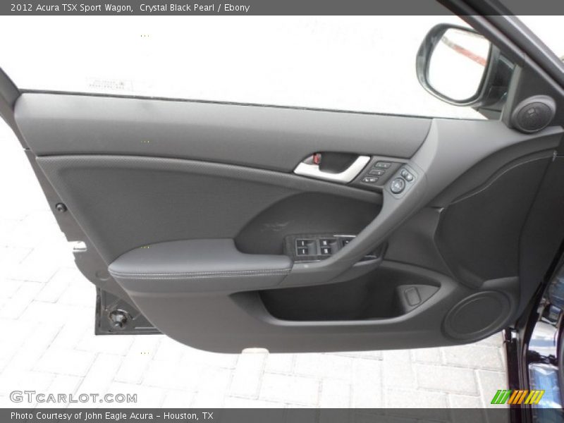 Crystal Black Pearl / Ebony 2012 Acura TSX Sport Wagon