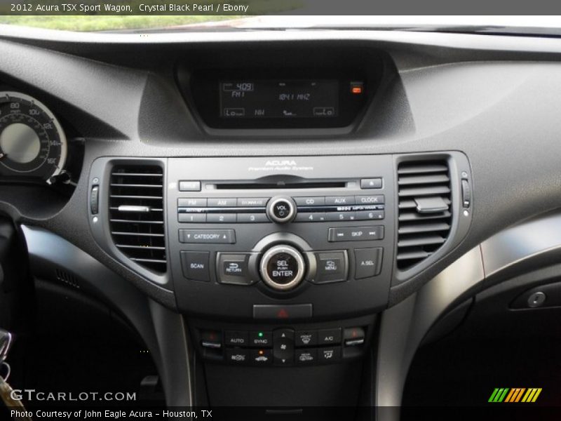 Crystal Black Pearl / Ebony 2012 Acura TSX Sport Wagon