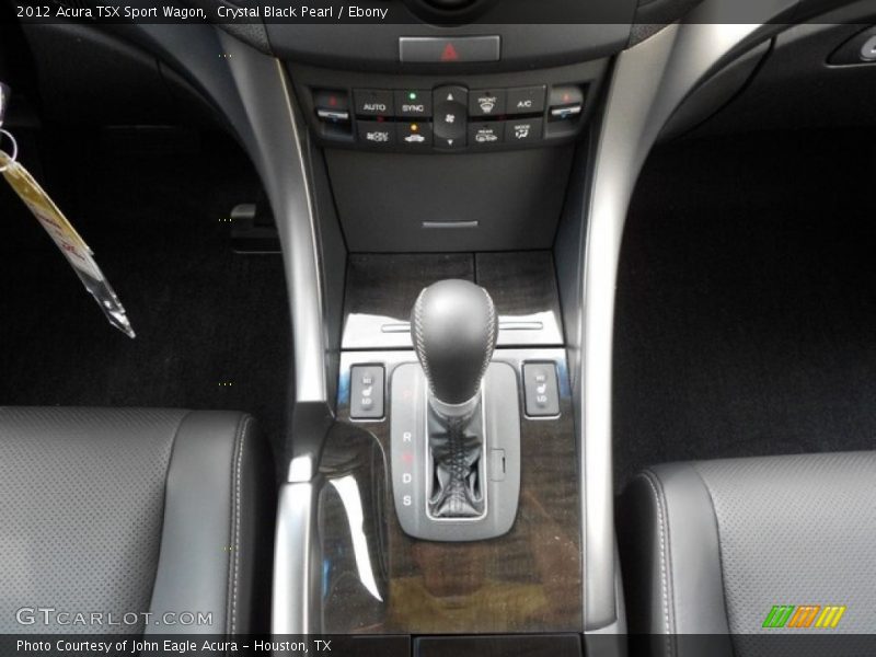 Crystal Black Pearl / Ebony 2012 Acura TSX Sport Wagon