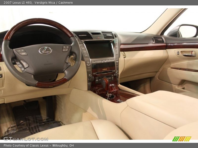 Verdigris Mica / Cashmere 2007 Lexus LS 460