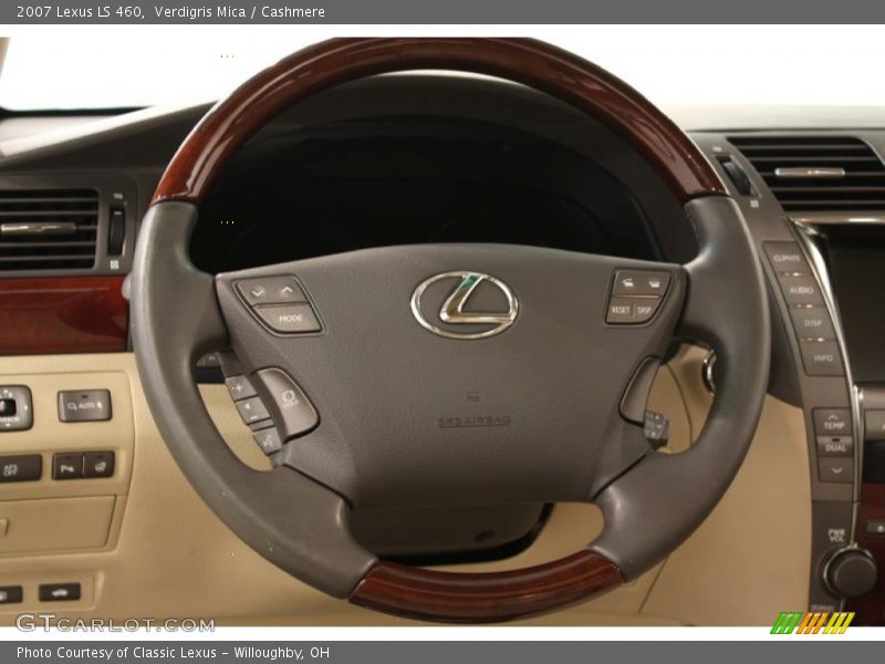 Verdigris Mica / Cashmere 2007 Lexus LS 460