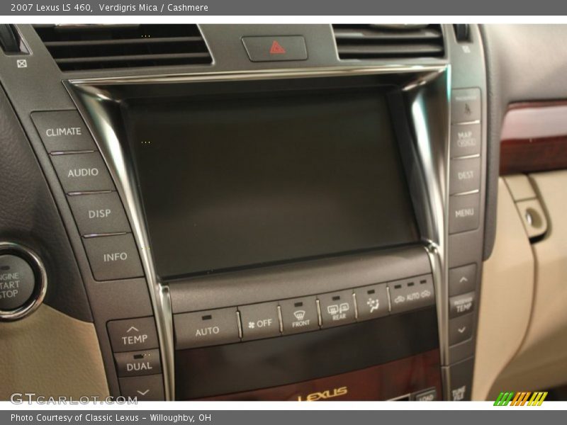 Verdigris Mica / Cashmere 2007 Lexus LS 460