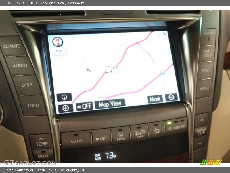 Verdigris Mica / Cashmere 2007 Lexus LS 460