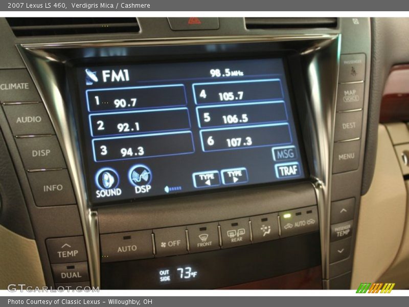 Verdigris Mica / Cashmere 2007 Lexus LS 460