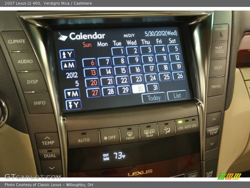 Verdigris Mica / Cashmere 2007 Lexus LS 460