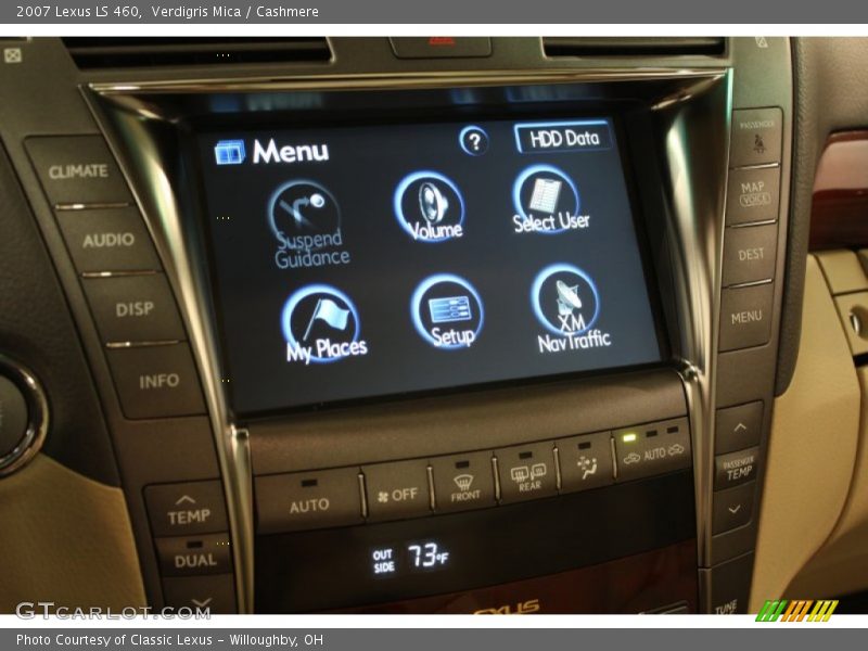 Verdigris Mica / Cashmere 2007 Lexus LS 460
